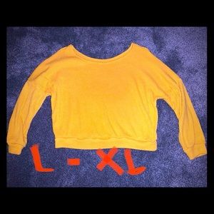 Sweater (can hang off one shoulder)